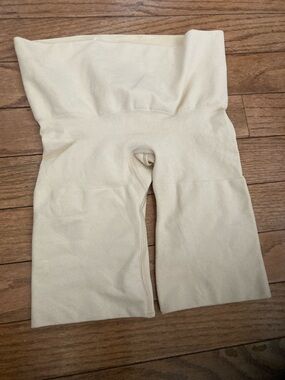 SKIMS Cream High-Waist Shaping Shorts